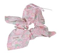 1 Luxuriöse Scrunchie Stirnbänder mit Schleifen, verstellbarer Haargummi aus Stoff, wendbares Design für Damen, Mehrzweck Styling, eleganter Haargummi Schal Stil