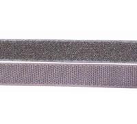 1 m Klettband Haken- und Flauschband 20 mm grau zum Nähen