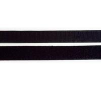 1 m Klettband Haken- und Flauschband 20 mm schwarz zum Nähen
