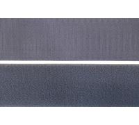 1 m Klettband Haken- und Flauschband 50 mm grau zum Nähen