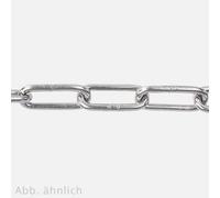 1 Meter Rundstahlkette, langgliedrig,DIN 763, 4x32mm, Edelstahl A4
