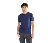 1 oder 2 Stück Herren Kurzarm T-shirt aus Bio-Baumwolle Rundhalsausschnitt 2218" Leela Cotton" dunkelblau L