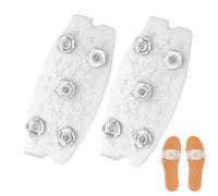 1 Paar Anti Rutsch Schuhspikes, Spikes Für Schuhe Winter rutschfeste Ice Grips Schuhkrallen Für Schuhe Und Stiefel Für Outdoor Aktivitäten Wie Bergsteigen Angeln