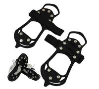 1 Paar Anti Rutsch Schuhspikes, Universal Spikes Schuhe Schuhkrallen mit 10 Schuhspikes, Bergschuhe Spikes Anti-Rutsch steigeisens Für Eisfischen, Wandern Und Schneespaziergänge