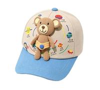 1 Paar Baby Kinder Baseball Cap Verstellbare Schirmmütze Cartoon Kleinkind Sonnenhü UV Schutz Basecap Kinder Jungen Sport Hut für Jungen Mädchen Kleinkind