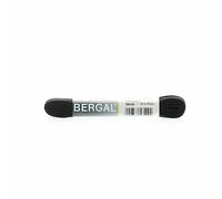 1 Paar Bergal Schnürsenkel schwarz - flach - 7,0 mm breit (100 cm)