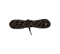 1 Paar Bergal Schnürsenkel schwarz / hellbraun - rund - Kordel - dick - Ø 3,5 mm (150 cm)