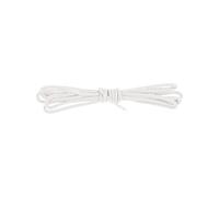1 Paar Bergal Schnürsenkel weiss - rund - dünn - Ø 2,5 mm (150 cm)
