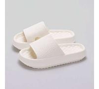 1 Paar Damen Cloud Plateau Hausschuhe, Sommer Strand EVA weiche Sohle rutschfeste Zehentrenner, Bad & Haus Innen Hausschuhe