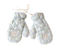 1 Paar Fäustlinge, Plüsch Handschuhe im Neckholder-Stil, Extra dicke Strickhandschuhe für Damen, warme Winterhandschuhe, warme Winterstrickhandschuhe