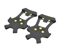 1 Paar GEH-Traktionsstollen, 10 Zähne rutschfeste Eisstollen Schuhgriffe Spikes Steigeisen Unisex rutschfeste EIS- und Schneegreifer, GEH-Traktionsstollen für den Außenbereich (M:36-38)