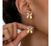 1 Paar geometrische, minimalistische und elegante Schmetterlingsohrringe, Ganzjahres-Accessoire