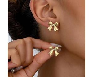 1 Paar geometrische, minimalistische und elegante Schmetterlingsohrringe, Ganzjahres-Accessoire