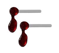 1 Paar Halloween Terrorismus Blutige Ohrringe Punk Rot Bluttropfen Ohrstecker Gothic Cosplay Ohrringe Frauen Mädchen Schmuck Rollenspiel Zubehör