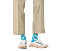 1 Paar Happy Socks Happy Palm Sock Herren Socken mit Palmen-Print Baumwoll-Socken Alltags-Strümpfe P002605 Blau/Orange/Grün 41-46