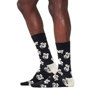 Happy Socks Unisex Doggo Socken, Schwarz, M/L