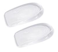 1 Paar Höhenvergrößernde Einlegesohlen, Fersenerhöhung, Fersenpolsterung, Einlegesohlenerhöhung Um 1 Cm, Erhöhung Der Fersenpolsterung, Transparente Gel-Fersenerhöhung, Weiches Gel-Fersenpolster