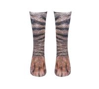 1 Paar, Lustige 3D Druck Katzenpfoten Socken, Neuheit Tierfüßen Strick Socken, Verrückte Unisex Socken, Funky Cosplay Socken, Einzigartiges Geschenk für Geburtstags Halloween Weihnachtsfeier