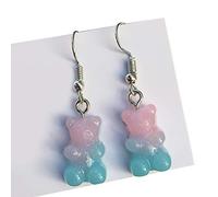1 Paar Modische Schöne Bonbonfarben Cartoon Gummibärchen Harz Ohrringe Kleine Charms Ohrhänger Damenschmuck Geschenke Ohrstecker Aus Sterlingsilber Für Mädchen