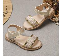 1 Paar neuester Stil modische & vielseitige Elfen Flache Sandalen, weich & bequem, geeignet für den Sommer