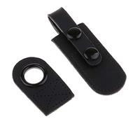 1 Paar PU-Leder-Schnalle mit Haken und Ösen, Mantelverschluss für Kleidung