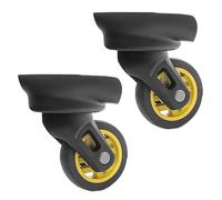 1 Paar robuste Ersatzrollen für Gepäckwagen, 360 Grad Koffer, SilentWheels Hardware-Reparatur, 1