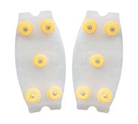 1 Paar Schneekrallen Für Schuhe - Anti Rutsch Schuhspikes, Ice Schuhkrallen Mit 5 Zähne, Überziehbare Stretch-Ice-Grips, Eisgriffe Für Schuhe Und Stiefel, Crampons Für Walking, Klettern Und Wandern