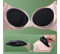 1 Paar Selbstklebende, Verdickende Bh-einlagen In Form Von Abalone Und Kleinen Brüsten Für Vollere Bhs, Badeanzüge Oder Bikinis