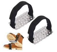 1 Paar steigeisens Für Wanderschuhe, Edelstahl Schuhkrallen, Anti-Rutsch Schuhspikes, steigeisens Für Bergschuhe, Winter Schuhkrallen, Spikes Zum Wanderschuhe