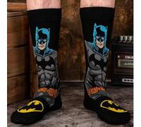 1 Paar Superman Held Super Cartoon Animation Socken für Herren, neuartig, lustig, fröhlich und verrückt für Weihnachten und Halloween, geeignet als Ge