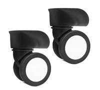 1 Paar Trolley Rollen Koffer Ersatzteile Gepäckbox Räder 360-Grad Spinner Reparaturset Robuste Räder Gepäck Koffer Räder 2 Trolley Rollen Ersatz Hochleistungs Rollenrad