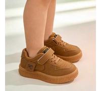 1 Paar weiche & bequeme Jungen Sportschuhe, rutschfeste weiche Sohle, einfarbiges Design, modisch-lässig, Klettverschluss, leicht an- und ausziehbar,