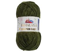 1 Packung/Knäuel Himalaya Dolphin Baby, jeder Strang 100 g/3,5 oz, 120 m/132 yd, super sperriges Garn, Deckengarn, Samtgarn, Strickgarn, Amigurumi-Garn, Babygarn 80361