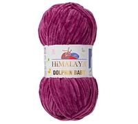 1 Packung/Knäuel Himalaya Dolphin Baby, jeder Strang 100 g/3,5 oz, 120 m/132 yd, super sperriges Garn, Deckengarn, Samtgarn, Strickgarn, Amigurumi-Garn, Babygarn 80338
