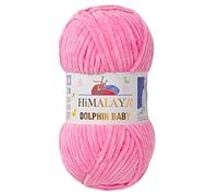 1 Packung/Knäuel Himalaya Dolphin Baby, jeder Strang 100 gr/3,5 oz, 120 mt/ 132 yd, Super Bulky Garn, Deckengarn, Samtgarn, Strickgarn, Amigurumi Garn, Babygarn 80309