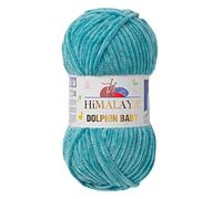 1 Packung/Knäuel Himalaya Dolphin Baby, jeder Strang 100 gr/3,5 oz, 120 mt/ 132 yd, Super Bulky Garn, Deckengarn, Samtgarn, Strickgarn, Amigurumi Garn, Babygarn 80354