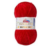 1 Packung/Knäuel Himalaya Dolphin Baby, jeder Strang 100 gr/3,5 oz, 120 mt/ 132 yd, Super Bulky Garn, Deckengarn, Samtgarn, Strickgarn, Amigurumi Garn, Babygarn 80352