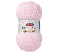 1 Packung/Knäuel Himalaya Dolphin Baby, jeder Strang 100 gr/3,5 oz, 120 mt/ 132 yd, Super Bulky Garn, Deckengarn, Samtgarn, Strickgarn, Amigurumi Garn, Babygarn 80303