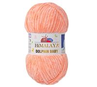 1 Packung/Knäuel Himalaya Dolphin Baby, jeder Strang 100 gr/3,5 oz, 120 mt/ 132 yd, super sperriges Garn, Deckengarn, Samtgarn, Strickgarn, Amigurumi Garn, Babygarn 80323