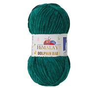 1 Packung/Knäuel Himalaya Dolphin Baby, jeder Strang 100 gr/3,5 oz, 120 mt/ 132 yd, super sperriges Garn, Deckengarn, Samtgarn, Strickgarn, Amigurumi Garn, Babygarn 80331