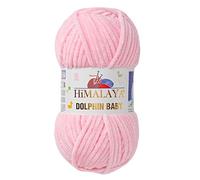 1 Packung/Knäuel Himalaya Dolphin Baby, jeder Strang 100 gr/3,5 oz, 120 mt/ 132 yd, super sperriges Garn, Deckengarn, Samtgarn, Strickgarn, Amigurumi Garn, Babygarn 80319
