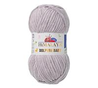 1 Packung/Knäuel Himalaya Dolphin Baby, jeder Strang 100 gr/3,5 oz, 120 mt/ 132 yd, super sperriges Garn, Deckengarn, Samtgarn, Strickgarn, Amigurumi Garn, Babygarn 80357