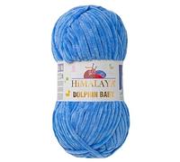 1 Packung/Knäuel Himalaya Dolphin Baby, jeder Strang 100 gr/3,5 oz, 120 mt/ 132 yd, super sperriges Garn, Deckengarn, Samtgarn, Strickgarn, Amigurumi Garn, Babygarn 80327