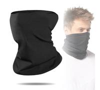 1 Pcs Winter Loop Schal, Nackenwärmer Herren, Buff Schlauchschal Fleece, Halswärmer Ski, Halswärmer Damen, Herren & Damen(Schwarz)