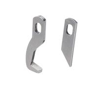 1 Set Messersatz, 1x Obermesser und 1x Untermesser für 788 Overlock - Nähmaschine, Dorina 710 Overlock - Nähmaschine, New Life 1151 K, New Life 1131 K (Silber)