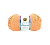 (1 Skein) 24/7 Cotton® Yarn, Creamsicle