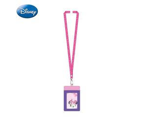1 Stk. Disney Minnie Mouse Lanyard Kartenhalter Offiziell lizenziert Niedliches Polka-Dot-Design Hello-Thema Filme Anime Zubehör Charakter-ID-Hülle Geschenk