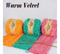 1 Stück 245g pro Knäuel Garn, weich, glänzend, glänzend, flauschig, einfach zu stricken für Pullover, Schal, Decke, DIY Basteln, Geschenke, Heimdekora