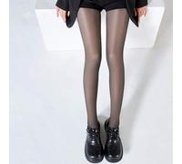 1 Stück 80g/220g/300g Damen sexy transparente schwarze Strumpfhose, Business sexy Strumpfhose für Frühling, Herbst & Winter, warme gefütterte Strumpfh