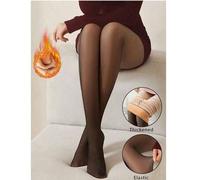1 Stück 80g/220g Damen Seidenstrümpfe für Frühling/Herbst, Herbst/Winter verdickte Fleece-gefütterte warme Leggings (geeignet für 10-25°C)